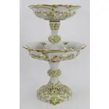 Herend, Porcelain Reticulated Centerpiece / Tazza