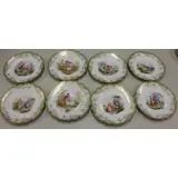 Sèvres, Set Of 8 Decorated Porcelain Plates