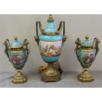 Sèvres, Lot, Includes a Pair of Bronze Mounted Urns