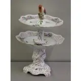 Herend, Sweetmeat Dish with Bird Finial