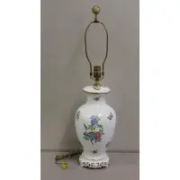 Lamp by Herend, sold Jan 2014