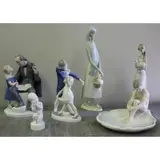 Royal Copenhagen, and Lladro Lot