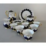 Meissen, Blue, White & Decorated Coffee Service