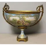 Sèvres, Bronze Mounted Porcelain Centerpiece