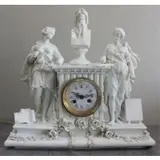 Meissen, Classical Porcelain Figural Clock