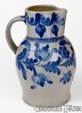 H. C. Smith, Outstanding 2 Gal. H. C. SMITH / ALEXA. / D.C. Stoneware Pitcher w/ Profuse Decoration, circa 1840, Stoneware