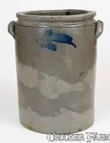 S.H. Sonner, S. H. SONNER / STRASBURG, VA Stoneware Jar with Cobalt Decoration, circa 1870, Stoneware