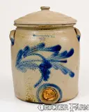 Rare COWDEN & WILCOX / HARRISBURG, PA Stoneware Water Cooler by Cowden & Wilcox, circa 1865, Stoneware, sold Mar 2018