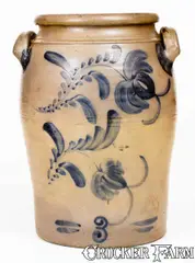 Hamilton & Co., HAMILTON & CO. / Greensboro, PA. Stoneware Jar, circa 1860, Stoneware