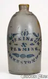 Wilkinson & Fleming, 1 Gal. WILKINSON & FLEMING / SHINNSTON, W. VA Stoneware Jug, circa 1875, Stoneware
