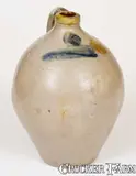 Lewis & Gardiner, Rare LEWIS & GARDINER / HUNTINGTON, L.I. One-Gallon Stoneware Jug, circa 1827-1829, Stoneware