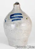 J. Remmey, Rare 1/2 Gal. J. REMMEY / MANHATTAN-WELLS / NEW-YORK Stoneware Jug