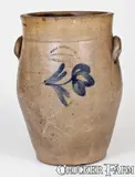 John P. Fell & Co, Rare JOHN P. FELL & CO / MANUFACTURERS / WILKES-BARRE PA Crock, third quarter 19th century, Stoneware