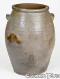J. Miller, Rare 2 Gal. J. MILLER / WHEELING, Va. Stoneware Jar, circa 1835, Stoneware
