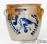 Farrars Pottery, Very Rare FARRARS POTTERY / FAIRFAX, VT Stoneware Jar, mid 19th century, Stoneware