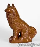 Superior Clay Co., Scarce SUPERIOR CLAY CO. / UHRICHSVILLE, OH Sewertile Dog Figure, Stoneware