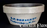 A.P. Donaghho, Fine Small-Sized A. P. DONAGHHO / Parkersburg, W. Va. Stoneware Bowl