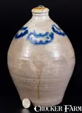 C. Crolius, Scarce C. CROLIUS / NEW-YORK Half-Gallon Stoneware Jar