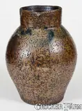 C. Crolius, C. CROLIUS / MANUFACTURER / NEW-YORK 2 Gal. Stoneware Pitcher with Impressed Design, circa 1815, Stoneware
