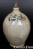 Commeraw's Stoneware, 2 Gal. COMMERAWS / STONEWARE Jug with Impressed Decoration, Manhattan, circa 1810