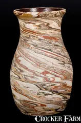 Dan Mercer Ware, DAN MERCER WARE / PARKERSBURG, WV Stoneware Vase, early 20th century, Stoneware