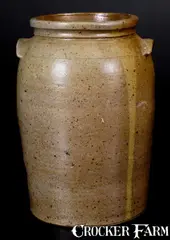 E. J. Miller, 4 Gal. E. J. MILLER / ALEXA. (Alexandria, VA) Stoneware Jar, circa 1860, Stoneware
