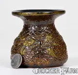 F.B. Nortons Sons, Rare Miniature F.B. NORTONS SONS. / WORCESTER. MASS. Stoneware Cuspidor, circa 1875, Stoneware