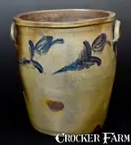 J. Swank & Co., J. SWANK & CO. / JOHNSTOWN, PA Stoneware Jar with Floral Decoration