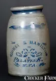 Richey & Hamilton, RICHEY & HAMILTON / PALATINE, WV Stoneware Canning Jar