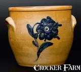 Jacob Caire Pottery, One-Gallon JACOB CAIRE / POTTERY / POUGHKEEPSIE Stoneware Jar, circa 1845, Stoneware