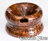 John Bell, JOHN BELL / WAYNESBORO Redware Spittoon w/ Sponged Manganese Decoration, circa 1850-1880, Redware