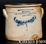 Thomas Hope & Co., THOMAS HOPE & CO. / GROCERS / 132 CHAMBERS ST COR COLLEGE PLACE / NEW YORK Jar, mid 19th century, Stoneware