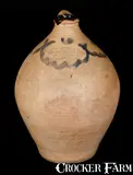 C. Crolius, 1 Gal. C. CROLIUS / NEW-YORK Stoneware Jug with Cobalt Decoration