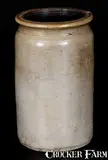 N. Clark, Rare N. CLARK / PARKERSBURG, VA (West Virginia) 1 Gal. Stoneware Jar, circa 1850, Stoneware