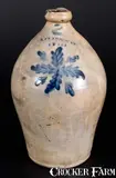 N. Clark & Co., 2 Gal. N. CLARK & CO. / LYONS Stoneware Jug