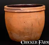 D.M. Baker's Pottery, D.M. BAKER'S POTTERY / WAYNESBORO, PA Redware Jar, circa 1875, Redware