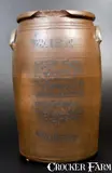 12 Gal. HAMILTON & JONES / AGENTS / GREENSBORO, PA Stoneware Jar by Hamilton & Jones, circa 1875, Stoneware, sold Jul 2016