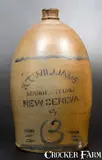 R. T. Williams, 3 Gal. R. T. WILLIAMS / NEW GENEVA, PA Stoneware Jug