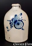 One-and-a-Half-Gallon J. & E. NORTON. / BENNINGTON VT Stoneware Jug by J. & E. Norton, circa 1855, Stoneware, sold Mar 2016