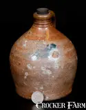 C. Crolius, Rare Quart Jug, C. CROLIUS / MANUFACTURER, / NEW-YORK, circa 1815, Stoneware