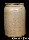 JOHN BELL / WAYNESBORO Stoneware Canning Jar by John Bell, circa 1850-1880, Stoneware, sold Mar 2016