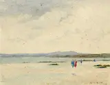 Martin Hardie, On The Shore At Rezi, Donannez, Watercolour
