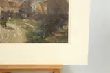 William Greaves, Village Of Scholes Near Leeds, Oil on board, unframed
