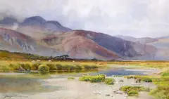 George Cockram, On The Barmouth Estuary, Watercolour