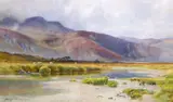 George Cockram, On The Barmouth Estuary, Watercolour