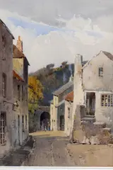 Alfred Robert Tucker, Bargate, Richmond, North Yorkshire, Watercolour