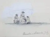 Adela Dundas, No 56 DRAWING LESSONS, Watercolour and pencil