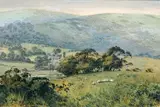 Noel Harry Lever, A Yorkshire Dale, Watercolour