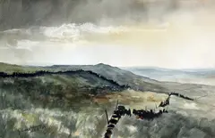 Ashley Jackson, Pennine Way, 1989, Watercolour