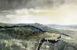 Ashley Jackson, Pennine Way, 1989, Watercolour